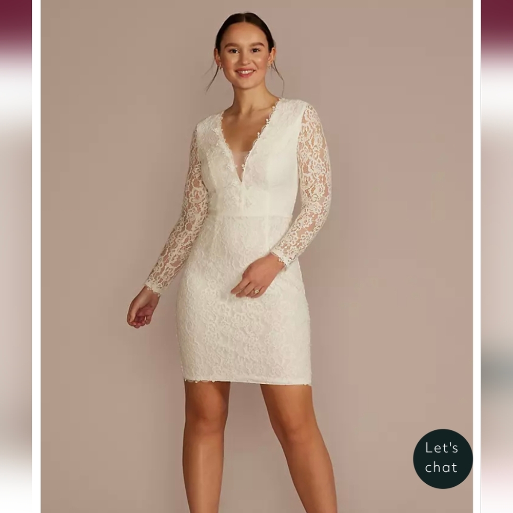 Soft White Lace Dress